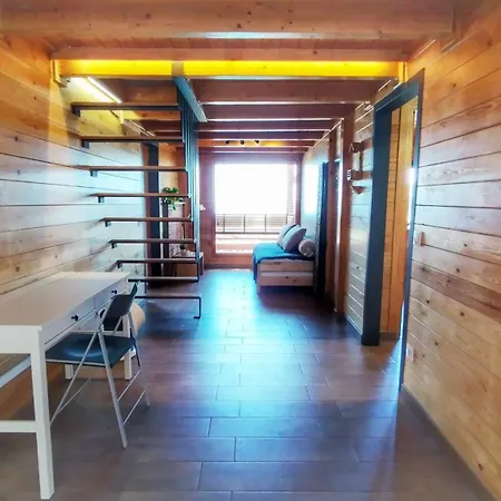 Casa De Madera Con Piscina Y Vistas Al Mar 빌라