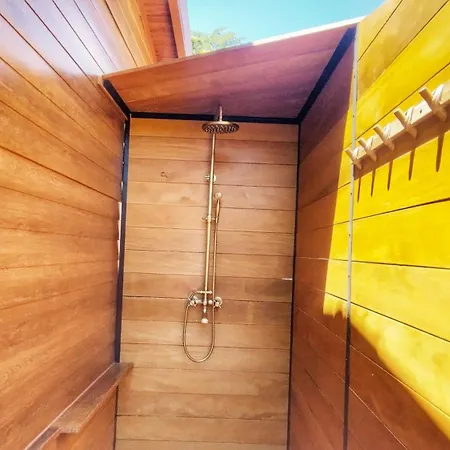 Casa De Madera Con Piscina Y Vistas Al Mar 빌라 피네다데마르